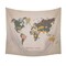 HomeRoots Home Decor Home Decor Adventure Awaits World Map Wall Hanging Tapestry